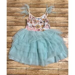 Posh Peanut Dolly Bamboo Smocked Tulle Dress 5/6